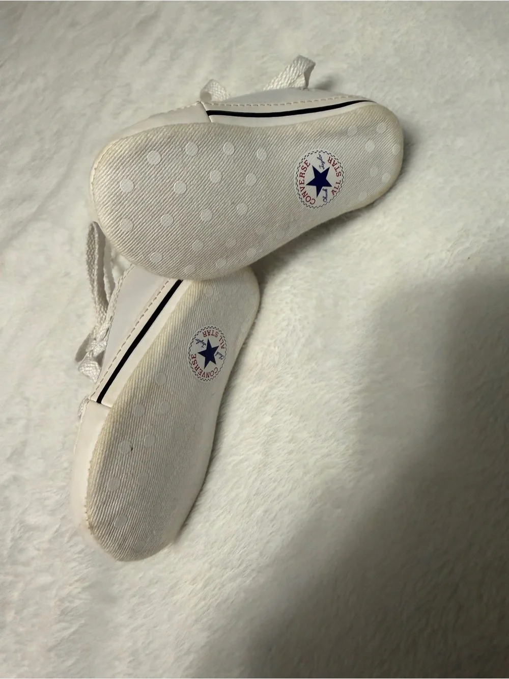 Classic White Baby Lace-Up Walker Shoes